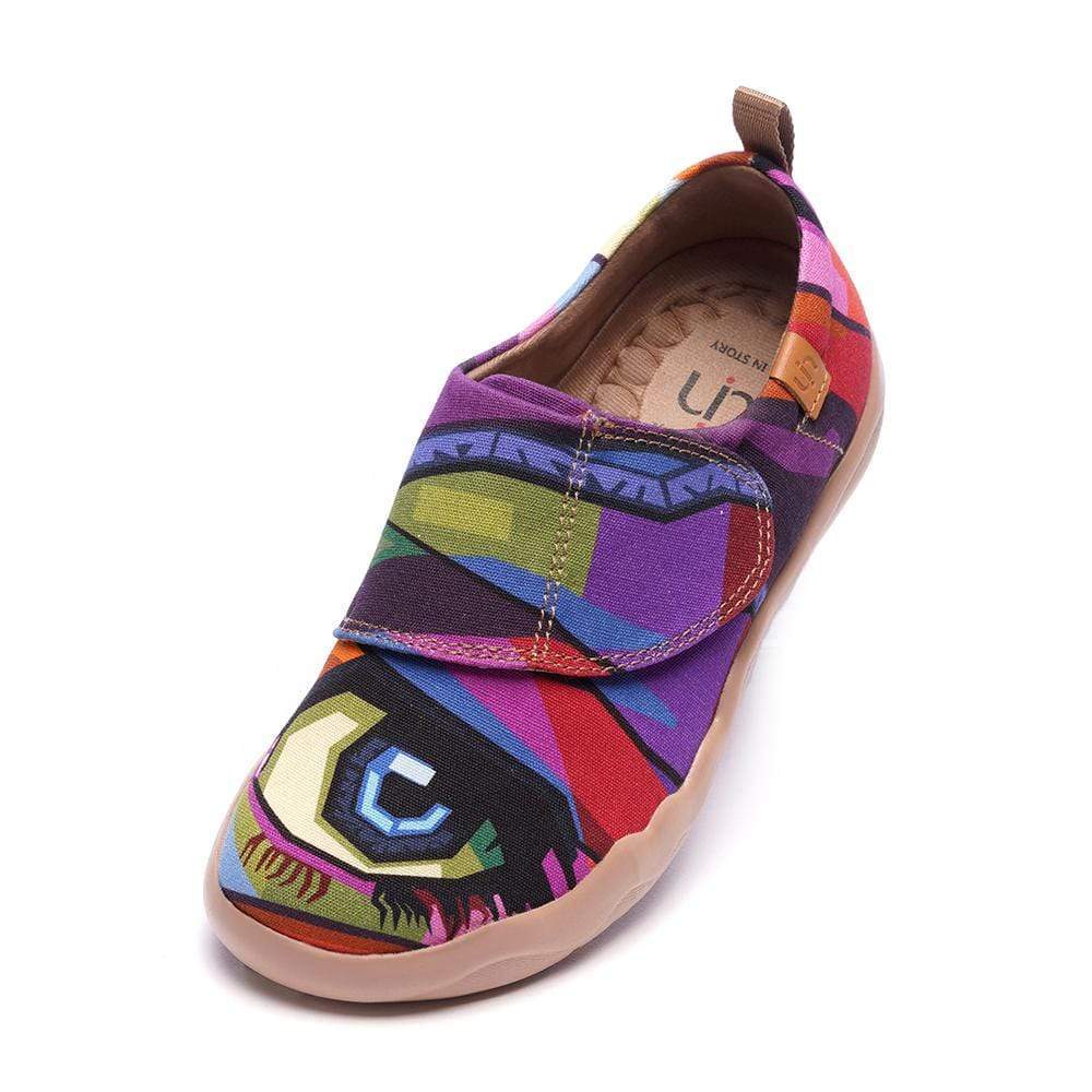 -Looking at You- Modern Art Painted Kids Casual Shoes