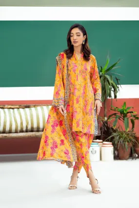 3-Pc Charizma Unstitched Embroidered Khaddar With Wool Shawl ANW-03