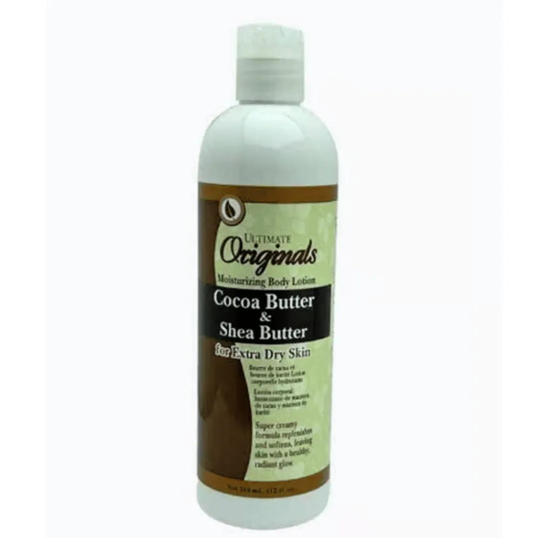 Africas Best Ultimate Organics Lotion au beurre de cacao et au beurre de karité 355 ml