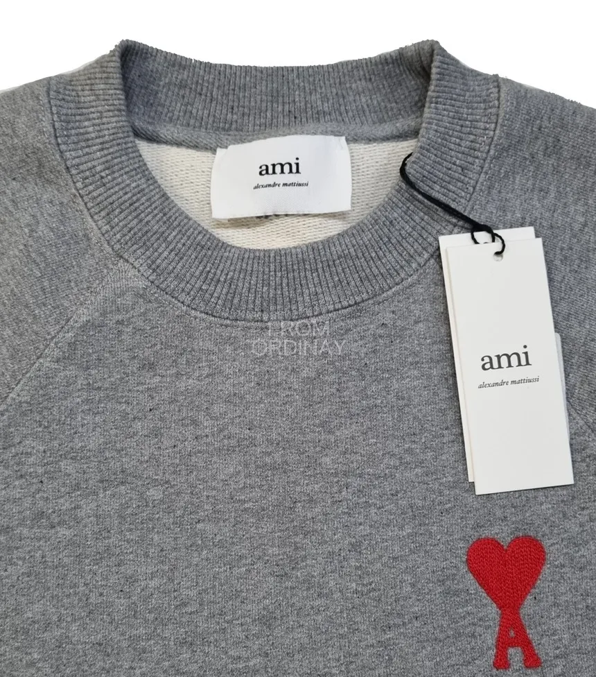 AMI PARIS  |Heart Unisex Street Style Logo Designers Sweatshirts