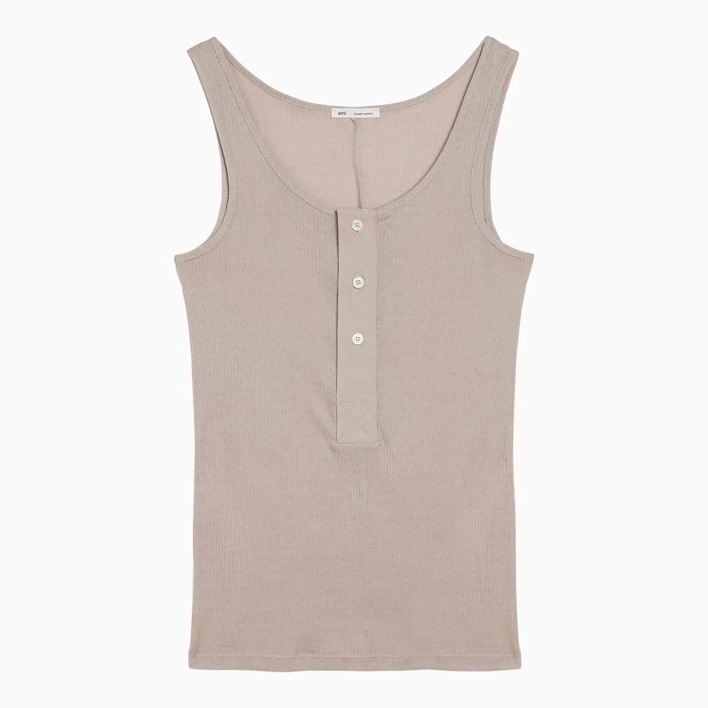 AMI PARIS  |Plain Cotton Tanks & Camisoles