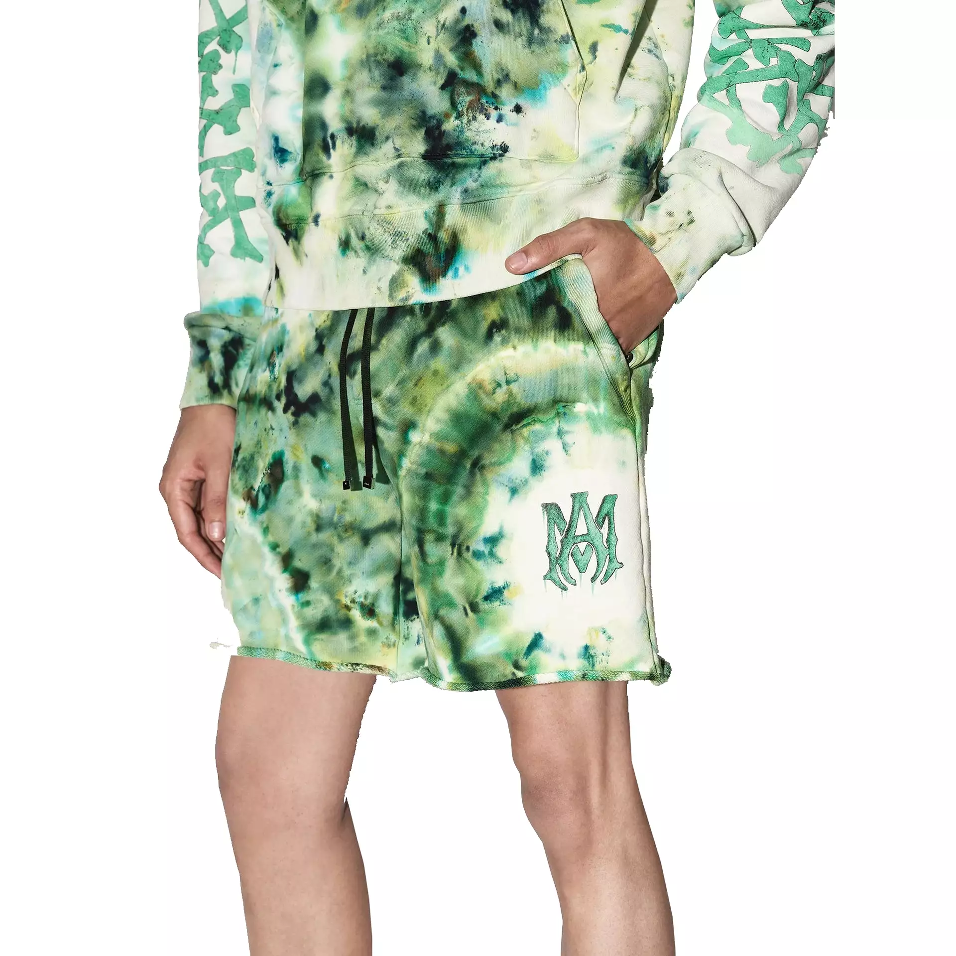 Amiri - Pantaloncini in cotone tie-dye