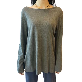 Baz Apparel Women's Long Sleeve Tunic Made With Hemp - GREY