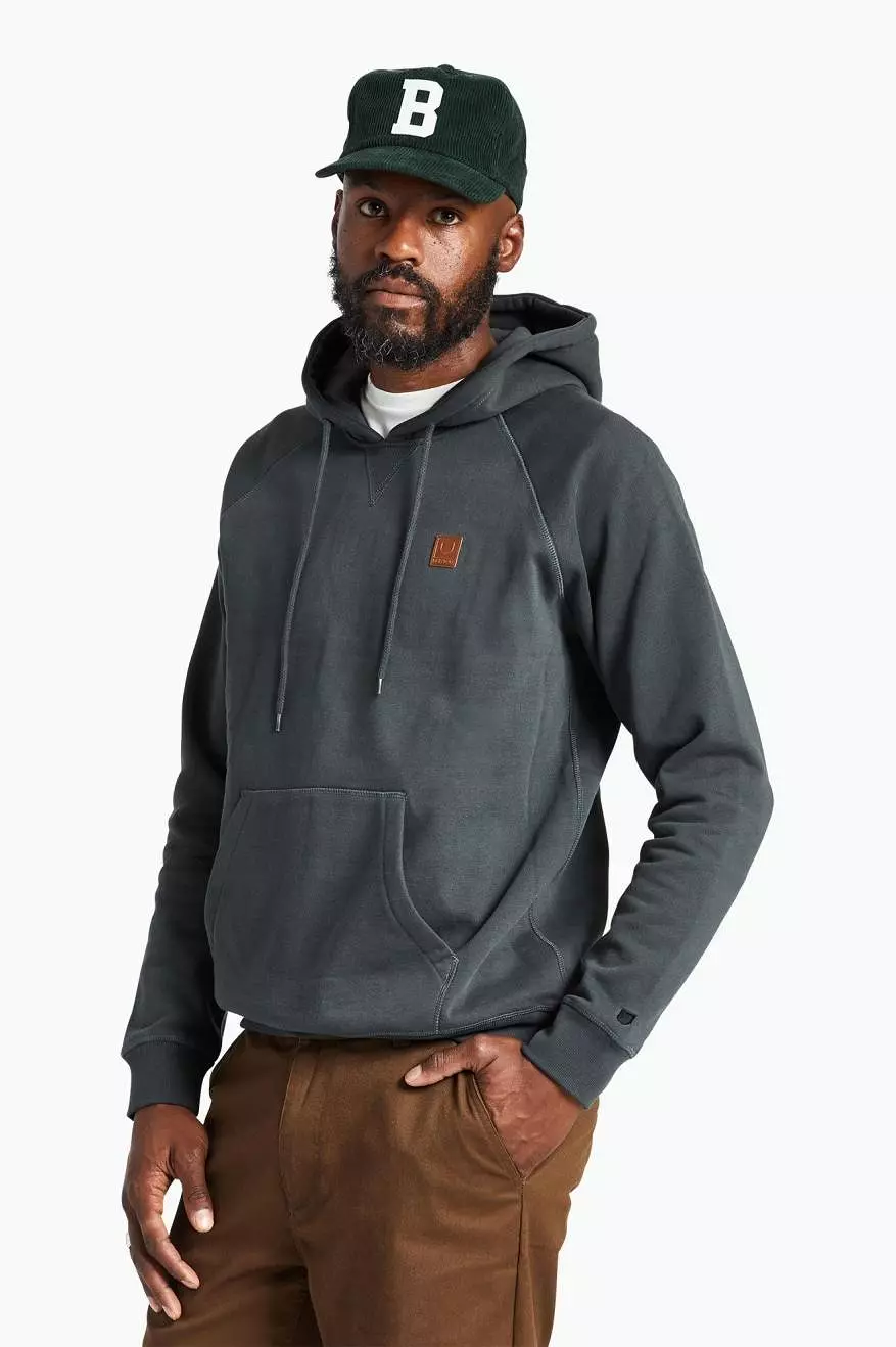 Builders Water Resistant Heavyweight Fleece Hood - Washed Black