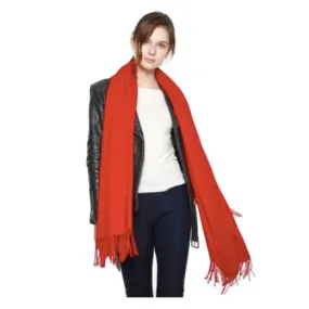 Cashmere Feel Shawl Red AZ19-04