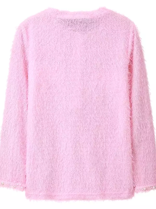 Cozy Women's Fleece V-Neck Sweatshirt for Fall & Winter