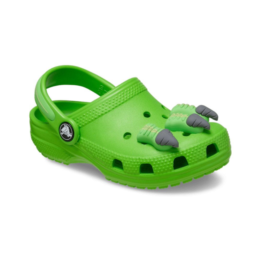 Crocs Toddler Classic I AM Dinosaur Clog - Green Slime