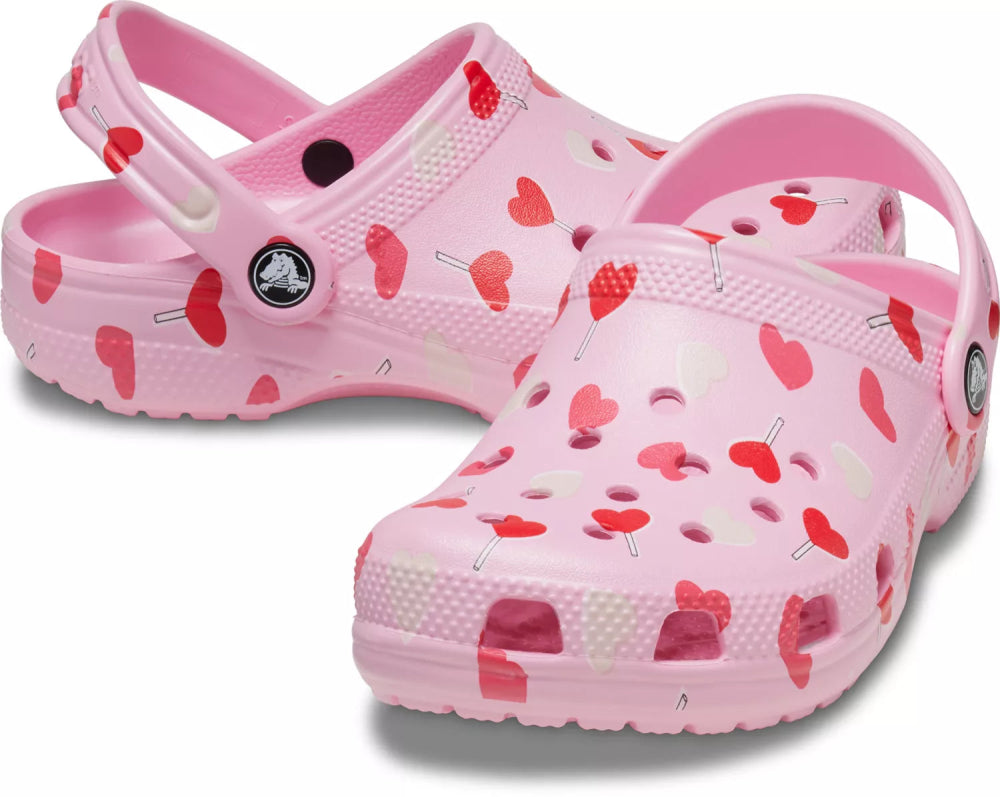 Crocs Toddler Classic Valentine's Day Clog - Flamingo