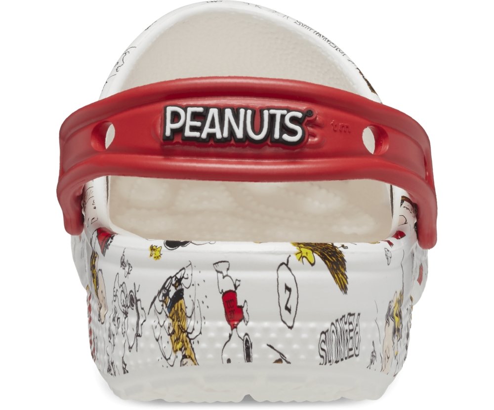 Crocs Toddler Peanuts Classic Clog - White/Multi