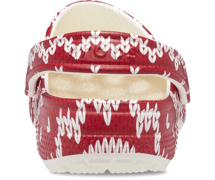 Crocs Unisex Classic Holiday Sweater Clog - Multi