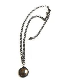 Dark Aged Bronze & Gun Metal Layering Necklace - Shortie