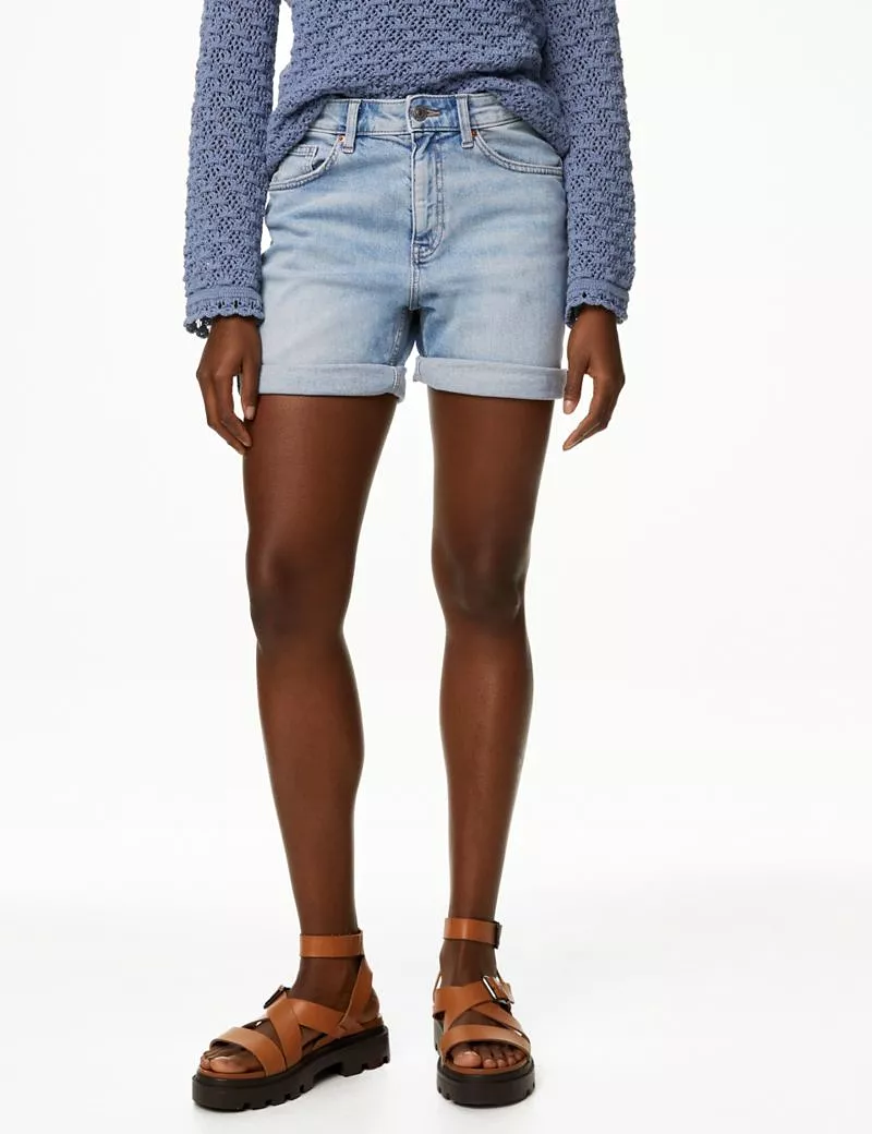 Denim Boyfriend Shorts