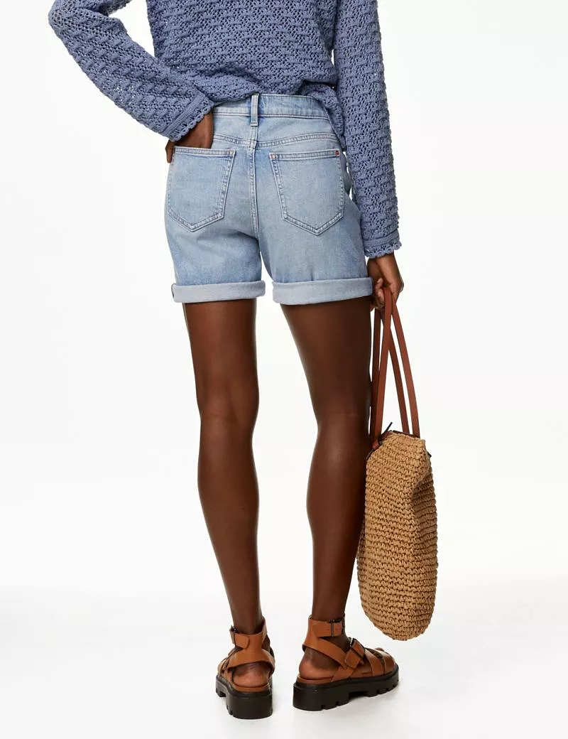 Denim Boyfriend Shorts