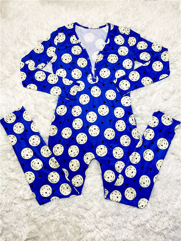 Design long sleeve long pants onesie pajamas adult onesie for women