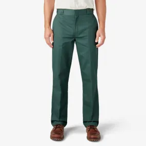 Dickies plain front green twill pants