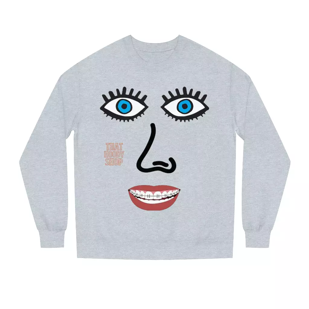 Em-Brace the Face Unisex Crew Neck Sweatshirt