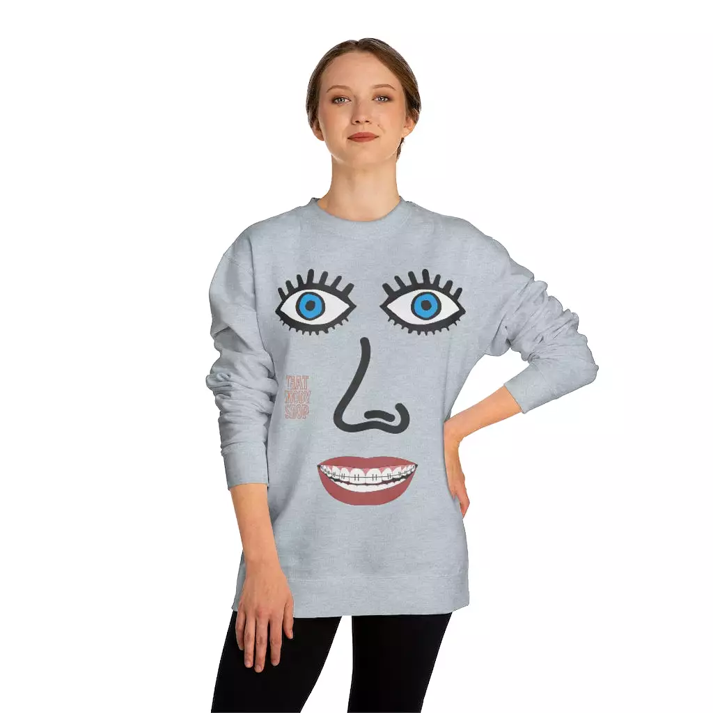 Em-Brace the Face Unisex Crew Neck Sweatshirt