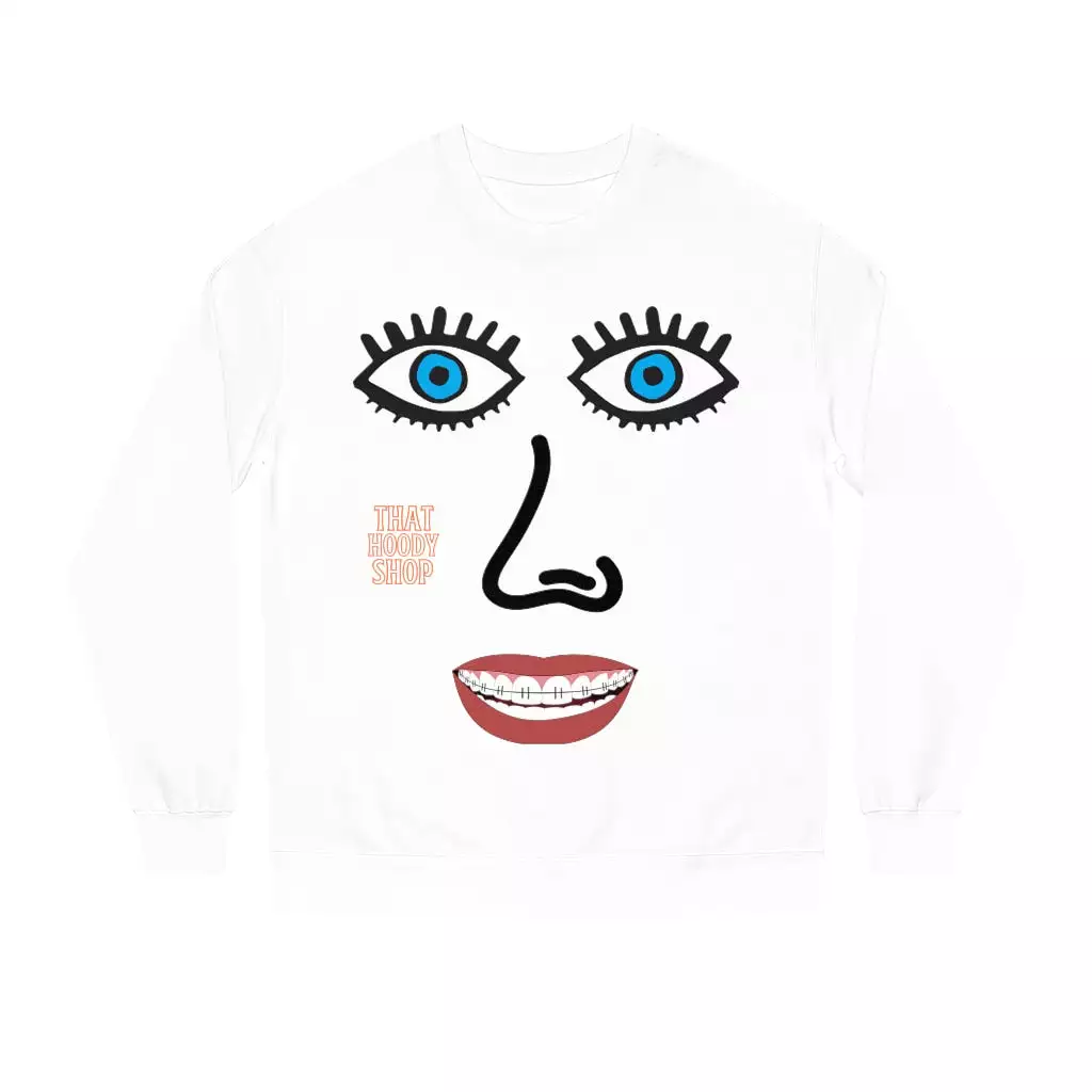 Em-Brace the Face Unisex Crew Neck Sweatshirt