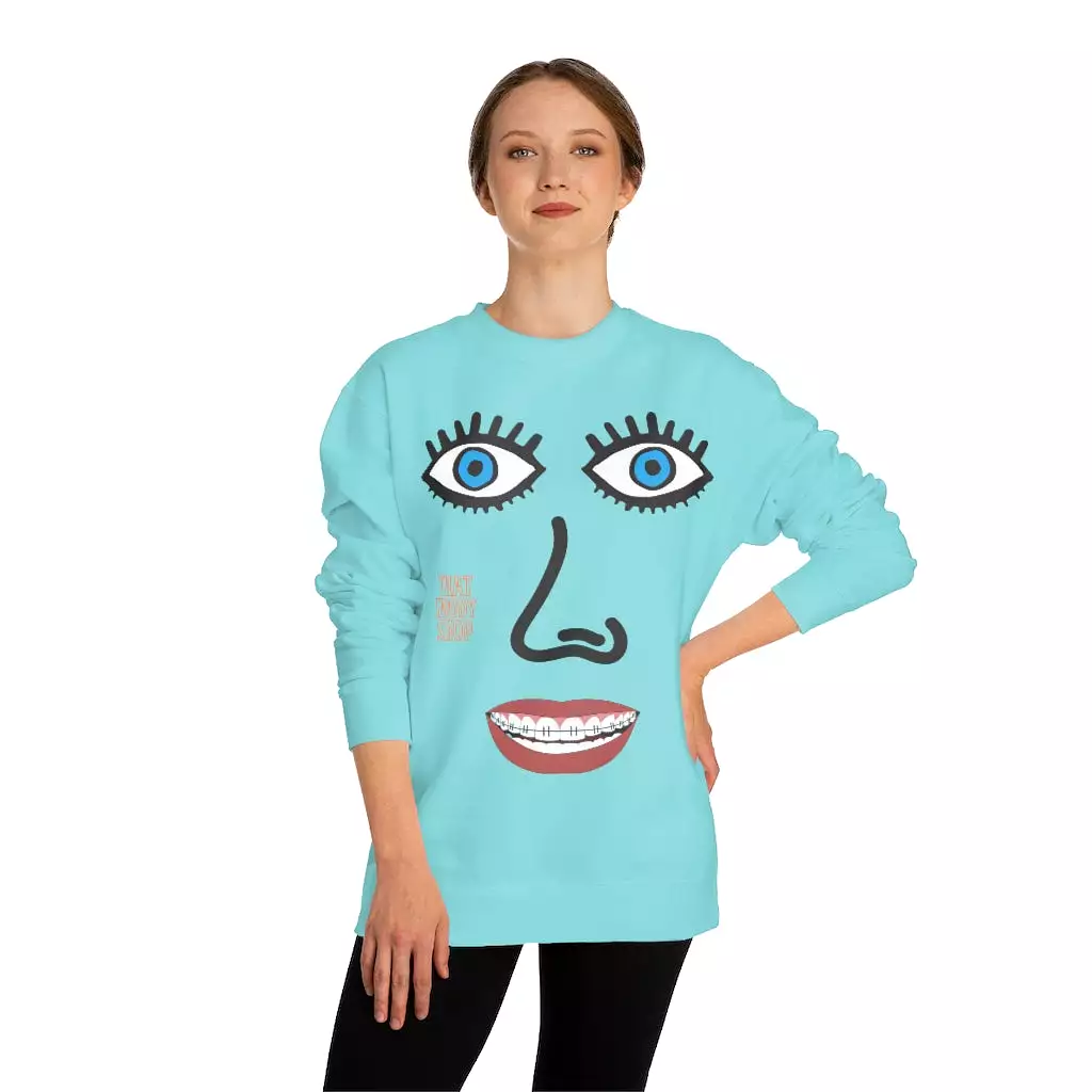 Em-Brace the Face Unisex Crew Neck Sweatshirt