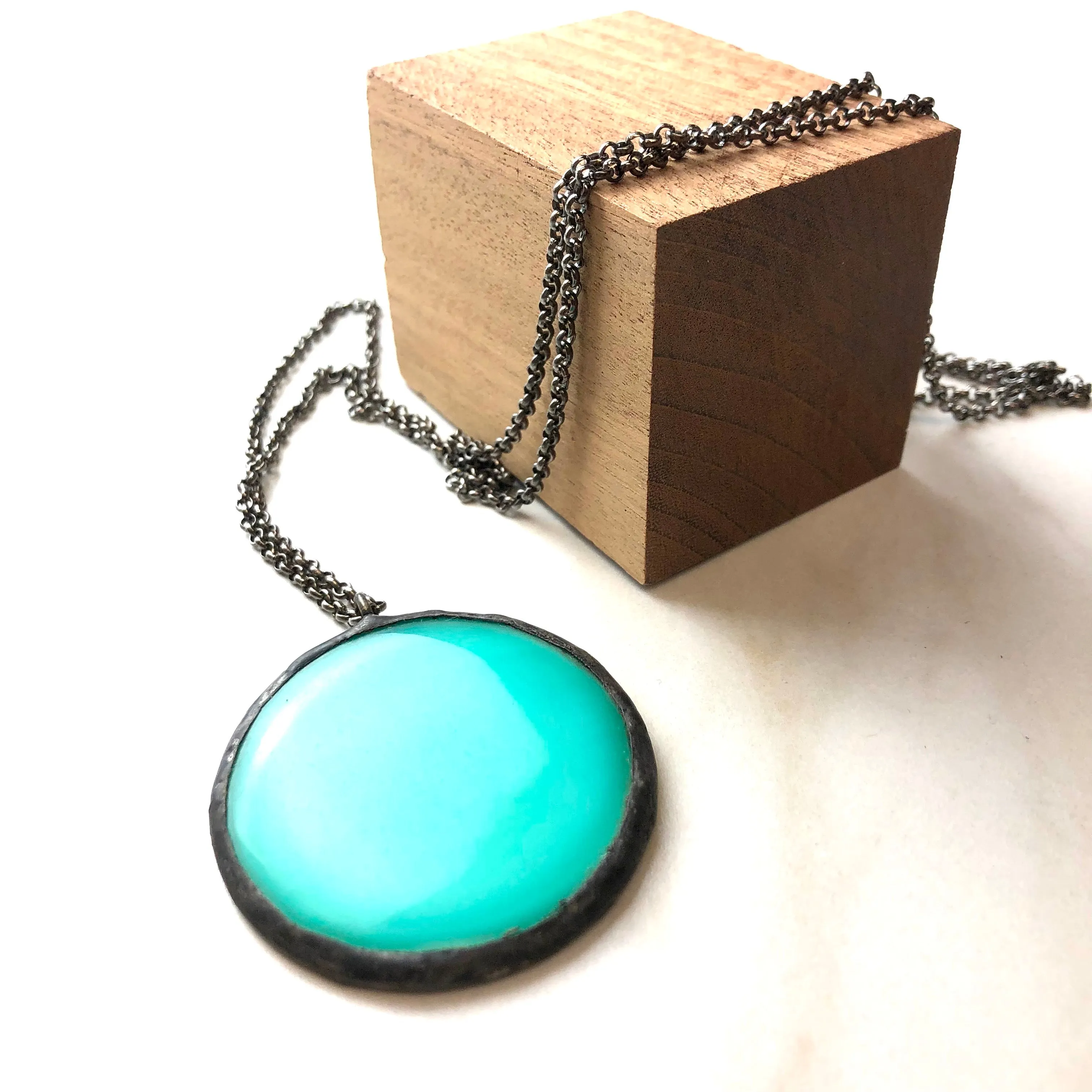 Emerald Green Moonglow Mega Layering Necklace