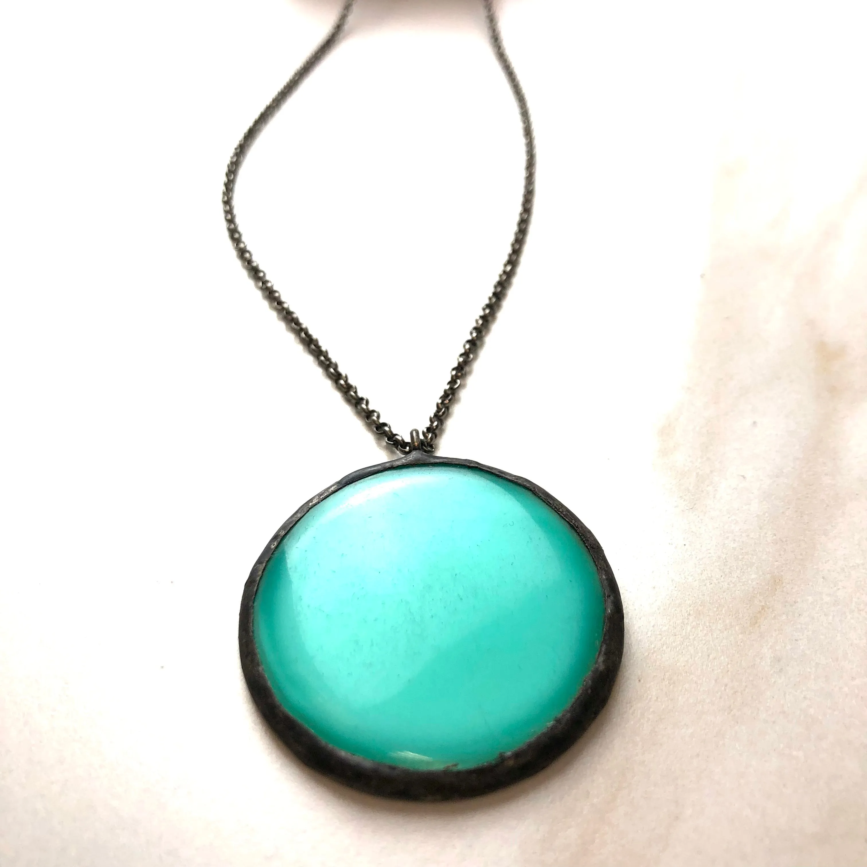 Emerald Green Moonglow Mega Layering Necklace