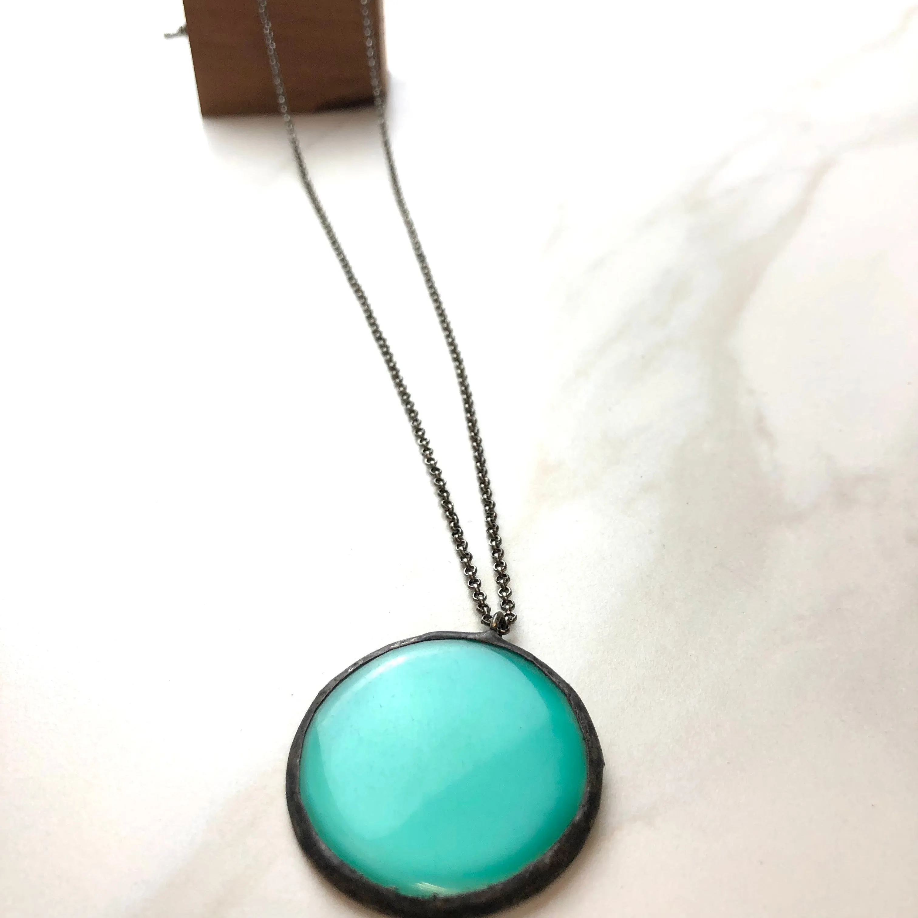 Emerald Green Moonglow Mega Layering Necklace