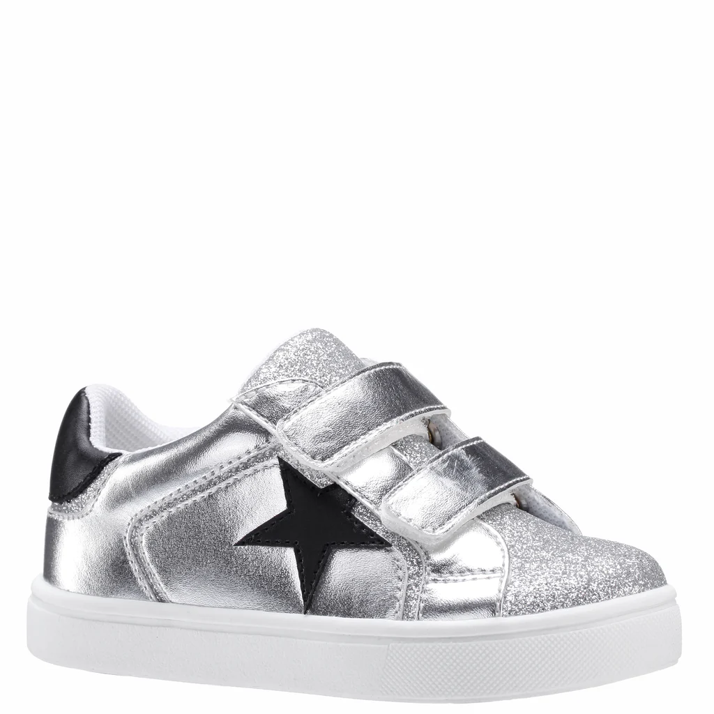 Evon Metallic Star Sneakers