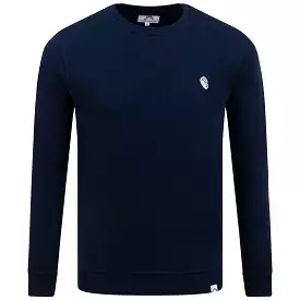 Grey Golf Bag Badge Sweatshirt Navy - AW23