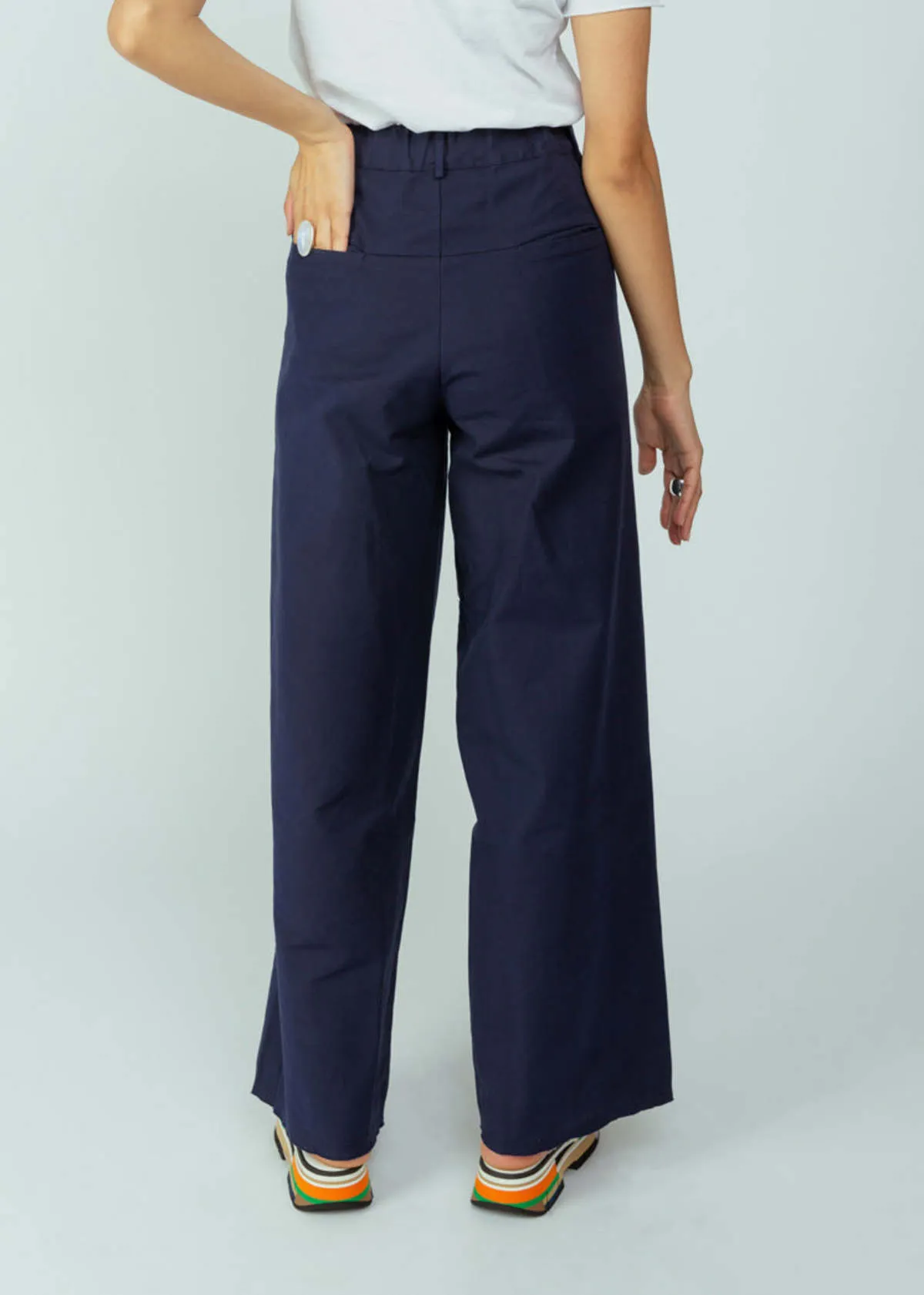 H+ Hannoh Wessel Ink Cotton Stretch Pura Pants - Ink