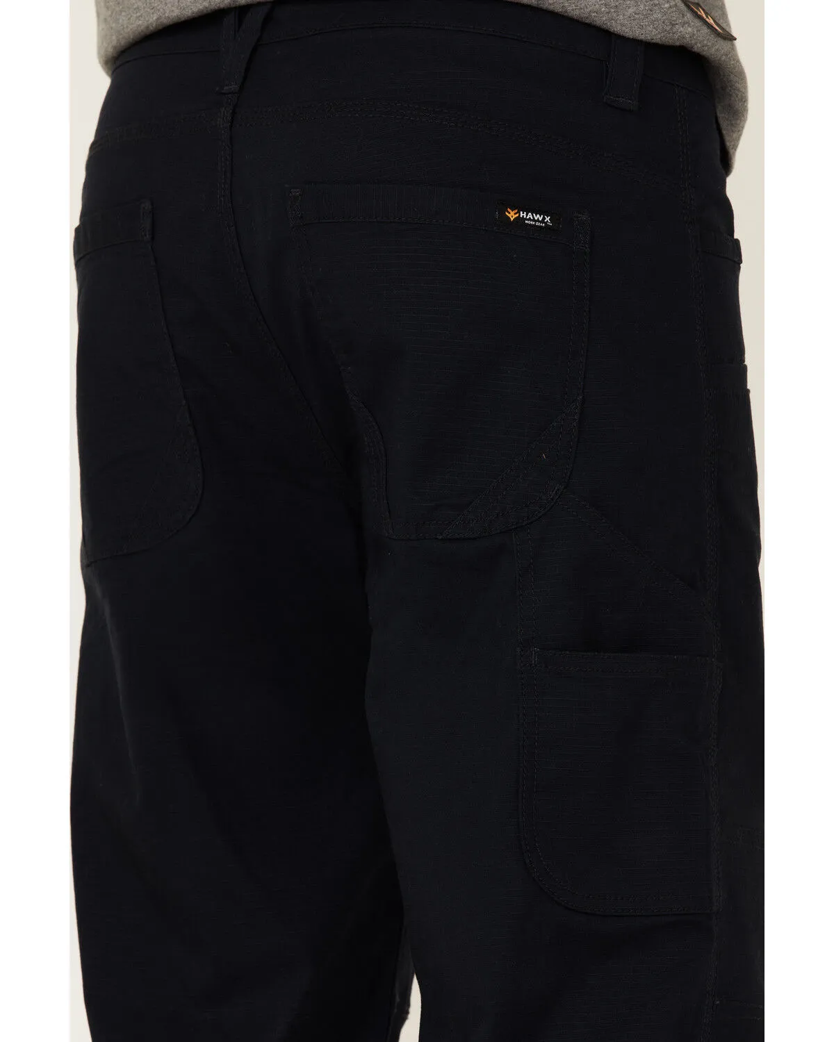 Hawx Men's Navy Ripstop Stretch Work Pants