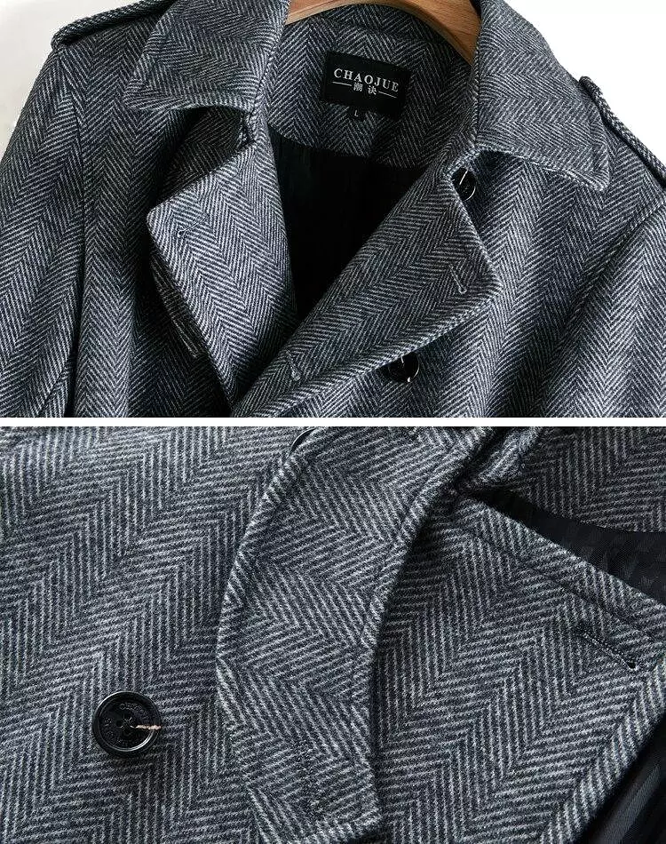 Herringbone Winter Coat