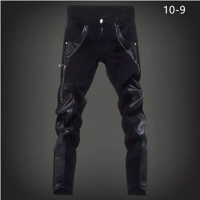 Hip Hop Leather Pants For Men