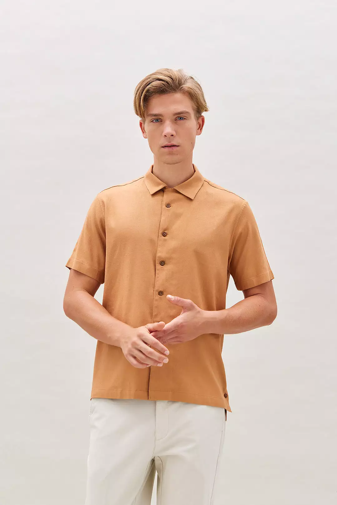 Hiroki Linen Raw Sienna Cuban