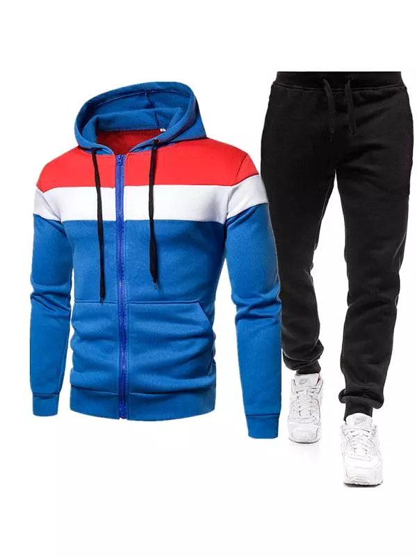 Hooded Sweatshirt Men Tracksuit