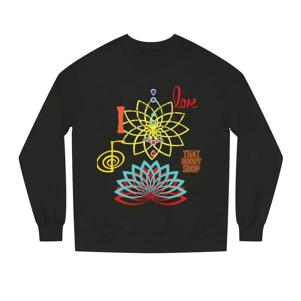 I Love REIKI Unisex Crew Neck Sweatshirt