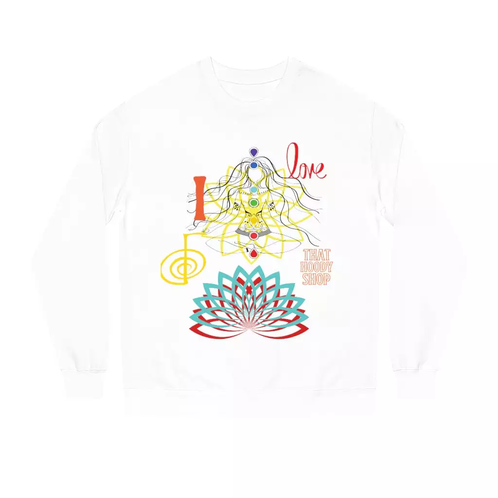 I Love REIKI Unisex Crew Neck Sweatshirt