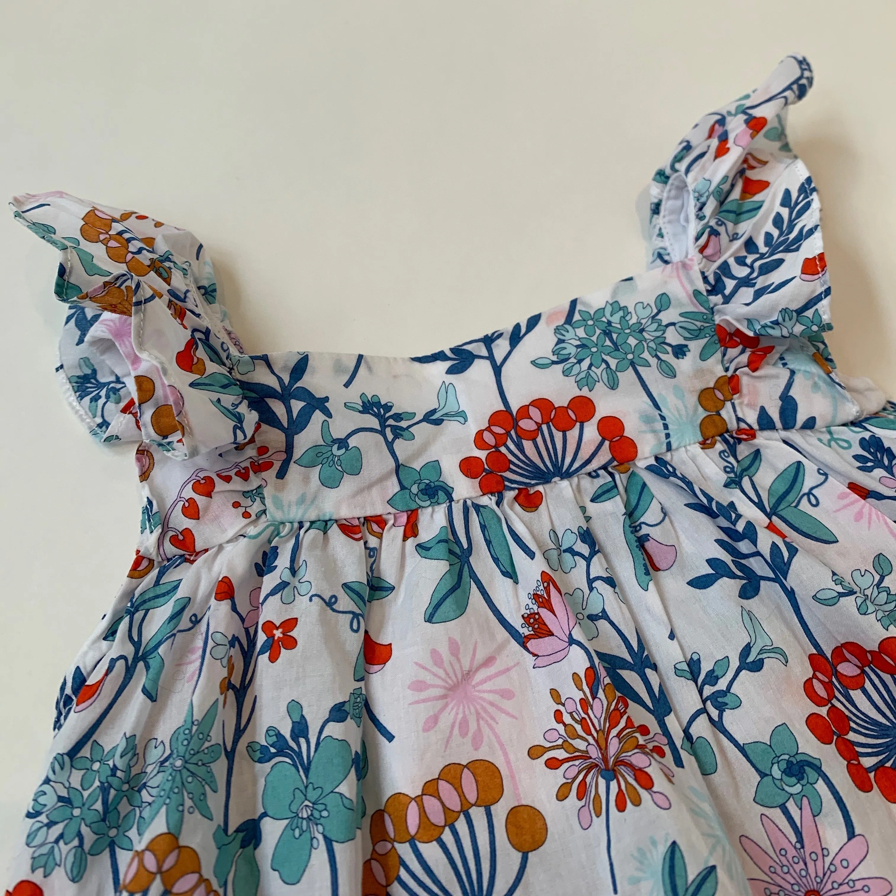 Jacadi Floral Sleeveless Blouse:  12 Months