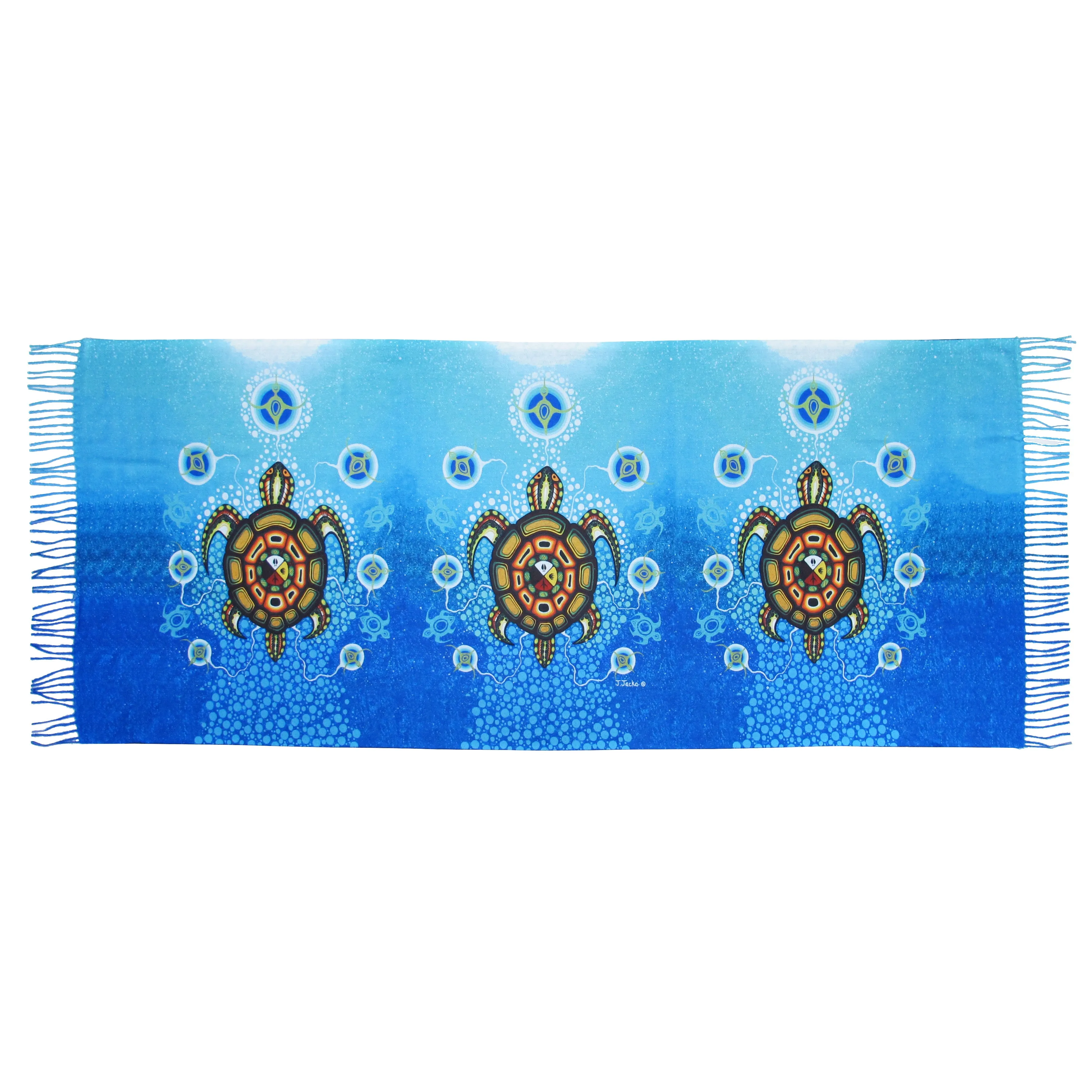 James Jacko Medicine Turtle Eco-Shawl