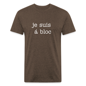 je suis á bloc t-shirt