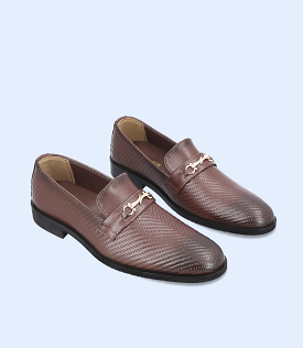 KB0069-BROWN-Boys Formal Moccassion