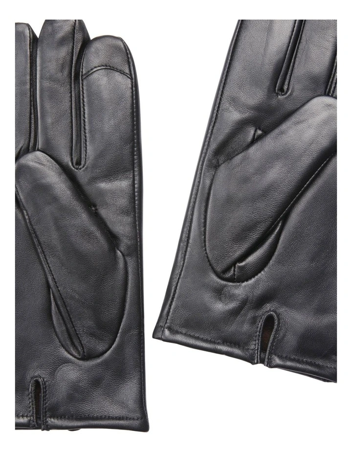 Leather Gloves in Black