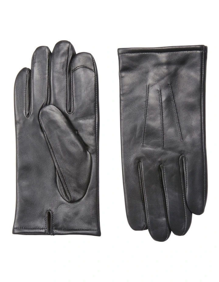 Leather Gloves in Black