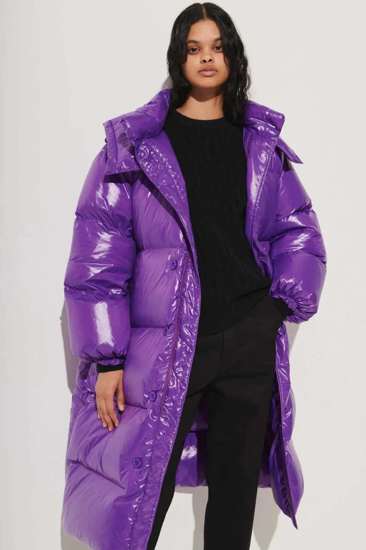 Long Puffer - Purple