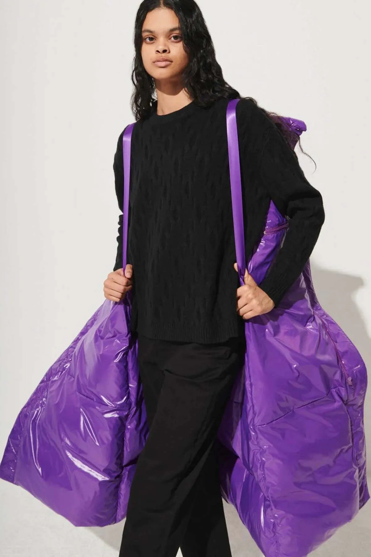 Long Puffer - Purple