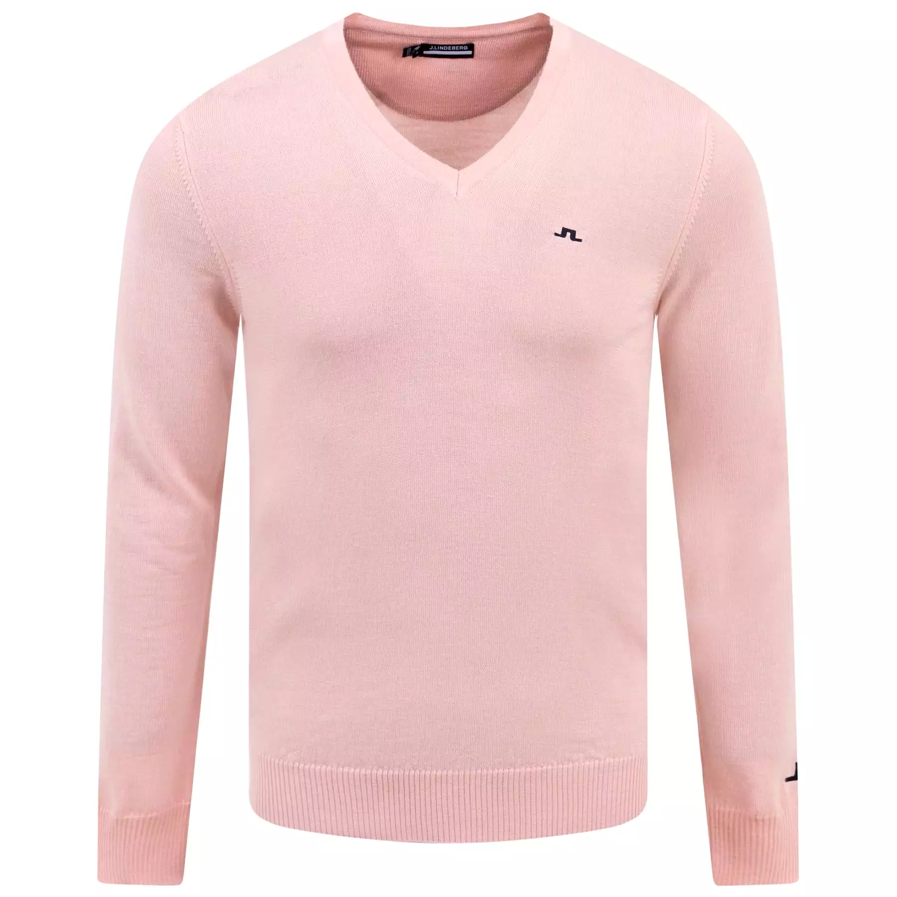 Lymann V-Neck Tour Merino Sweater Powder Pink - SS24