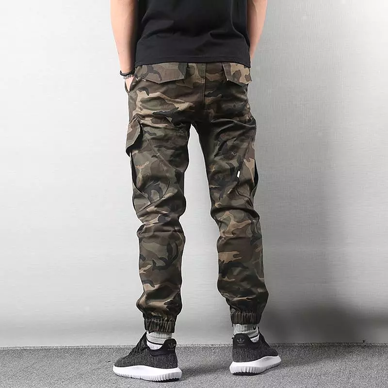 Men Cargo Pants, Drawstring