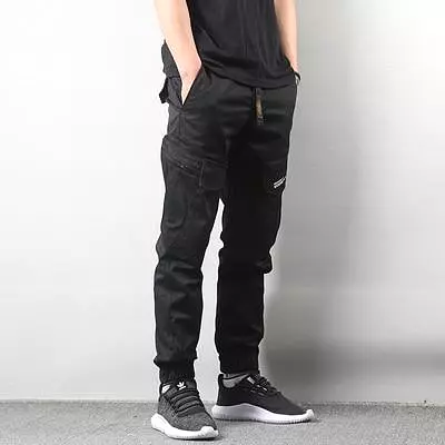 Men Cargo Pants, Drawstring