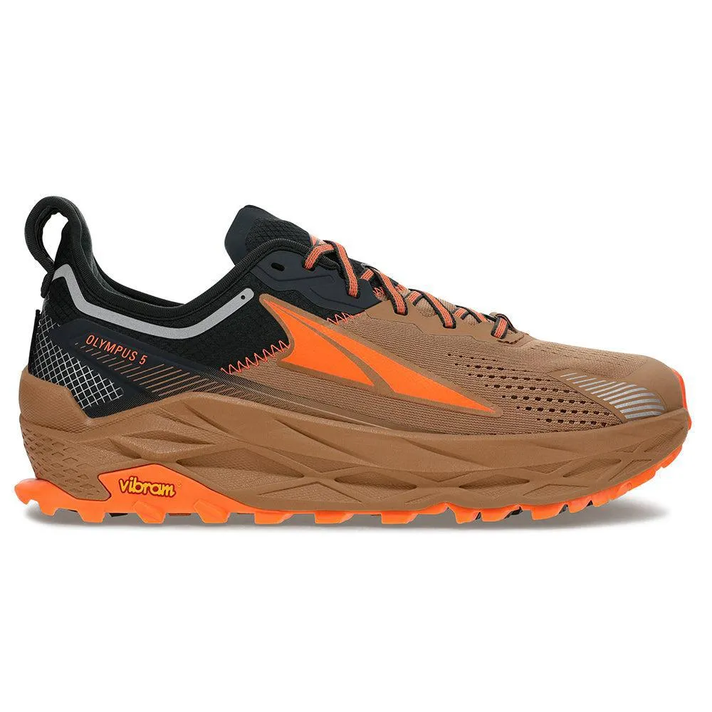 Men's Altra Olympus 5, Brown, 9.5 D