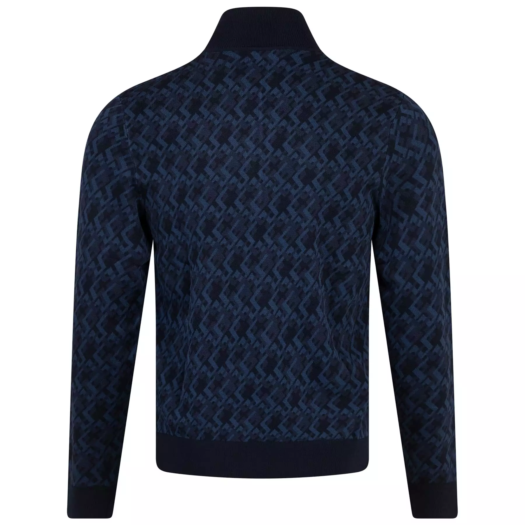 Nate Knitted Sweater JL Navy Melange - AW23