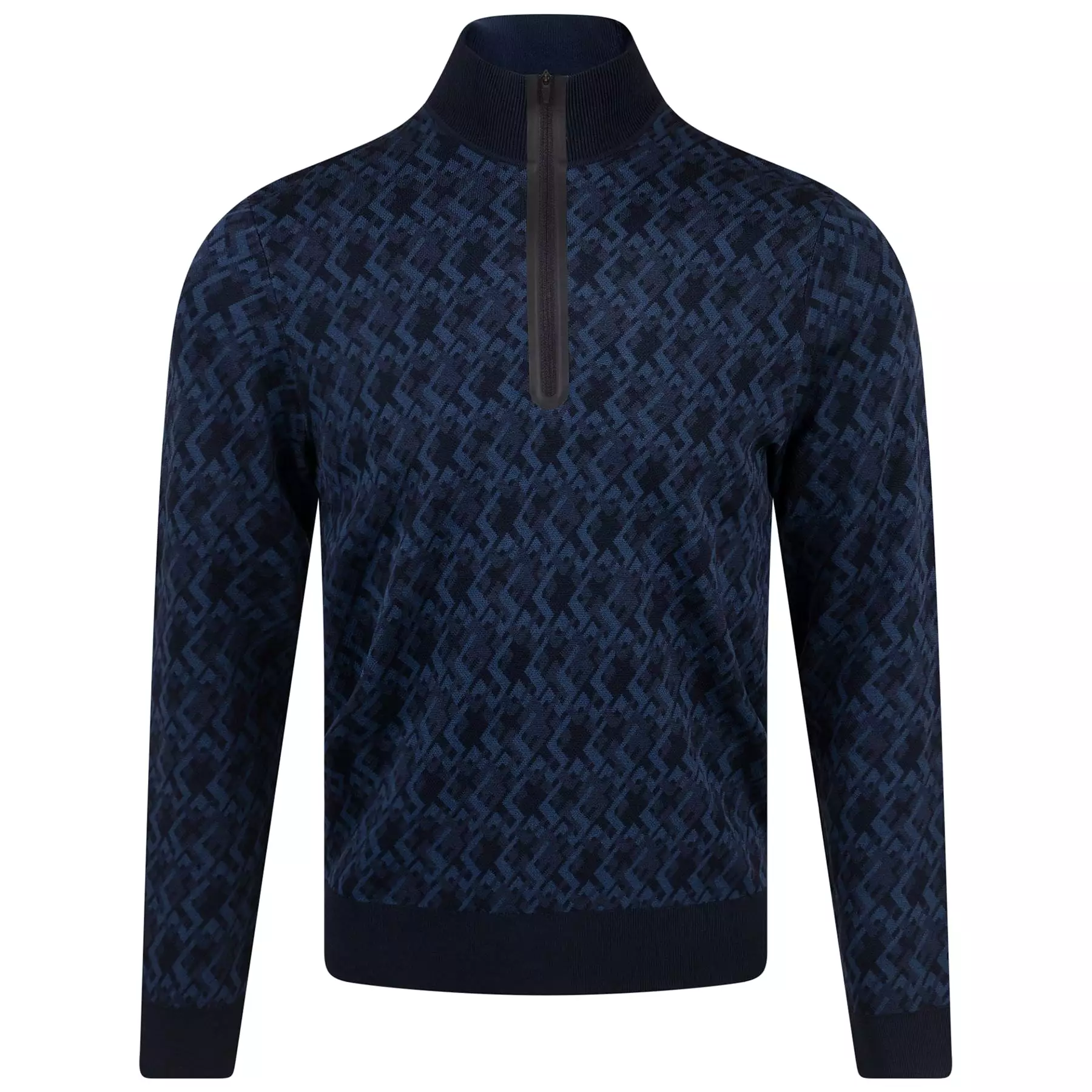 Nate Knitted Sweater JL Navy Melange - AW23